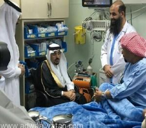 سمو أمير منطقة القصيم يزور الشيخ “الفرم” ويطمئن على صحته بمستشفى بريدة التخصصي