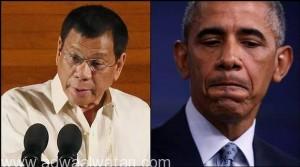 رئيس الفلبين يهاجم “أوباما” وينعته بألفاظ بذيئة للغاية بسبب حرب الجريمة والمخدرات
