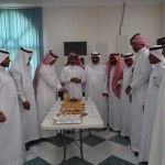 مستشفى الملك خالد بحفر الباطن يقيم حفل معايدة لمنسوبيه