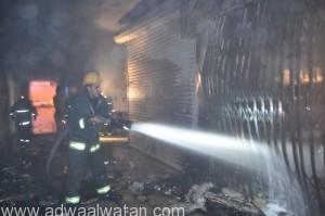 حريق هائل أتى على عدداً من المستودعات والمحلات التجارية بـ”شبرا الطائف”
