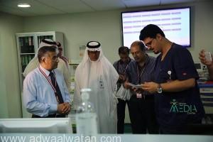 نائب وزير الصحة المصري يطمئن على صحة الحجاج المصريين المنومين بمستشفى النور التخصصي