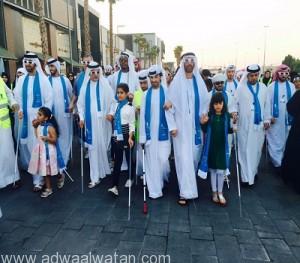 “جمعية الإحسان الخيرية” تُنظم مسيرة العصا البيضاء بستي ووك بمدينة دُبي