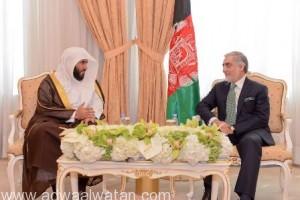 الرئيس التنفيذي لجمهورية أفغانستان يستقبل وزير العدل