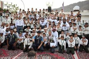 أكثر من 200 كشافاً في حفل الوعد والقبول بتعليم مكة