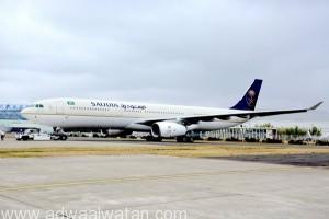 “الخطوط السعودية” تبدأ تشغيل طائرة “A330-300” الإقليمية بين جدة والقصيم