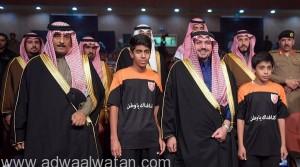 أمير القصيم يشهد حفل اختتام أنشطة الحملة الوطنية لنادي التقدم الرياضي بمحافظة المذنب
