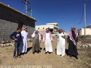 رئيس بلدية القريع بني مالك يشارك أعضاء المجلس البلدي في زيارة قرى مركز القريع
