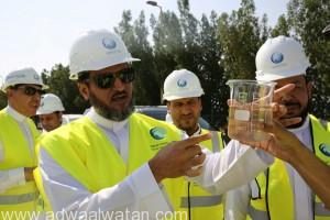 الرئيس التنفيذي لشركة المياه الوطنية يتفقد منظومة مشاريع الخدمات البيئية في جدة