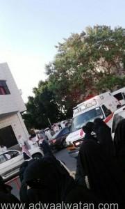 “الهلال الأحمر” يباشر مضاربة جماعية بين طالبات”جامعة الطائف”