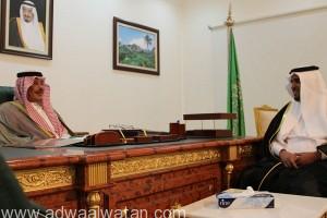 “أمير الباحة” يستقبل مدير عام صندوق التنمية الزراعية بالمنطقة