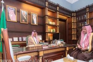 “أمير الباحة” يستقل عضو الإتحاد السعودي “محمد الزهراني”