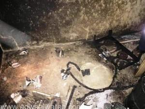 حريق بغرفة عماله يُصيب شخصين بـ”حضن نجران”