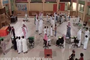 المدرسة السعودية الابتدائية تحتفل بتوزيع النتائج النهائية على طلابها للفصل الأول لعام ١٤٣٨/١٤٣٧هـ