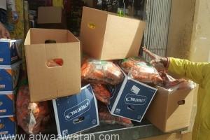 “أمانة تبوك” تصادر ما يزيد على ١٦٠٠ كجم من الخضروات والفواكه الفاسدة خلال الشهر الماضي