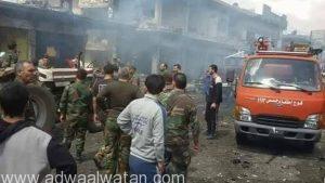 مقتل”42″ من بينهم”دعبول” بهجمات انتحارية بمقار أمنية للنظام في حمص