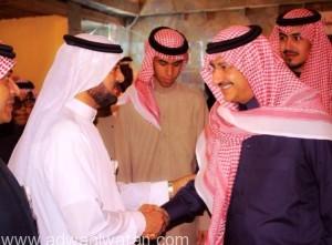 الأمير عبدالعزيز بن بندر يزور قرية الباحة التراثية بالجنادرية