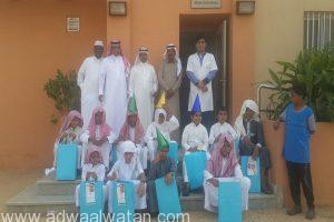مدرسة الشعب آل دهمي الابتدائية بجازان تزور الرعاية الأولية باللقية بمناسبة الأسبوع المهني