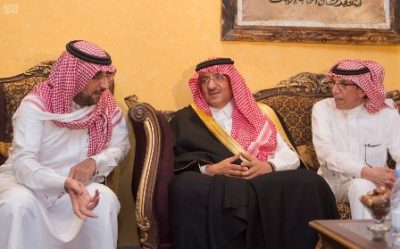 نائب خادم الحرمين ينقل تعازي الملك المفدى في وفاة المقدم عبدالرحمن العريفي