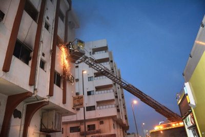 “مدني تبوك” ينقذ”21″ شخص من جنسيات عربية في حريق المهرجان