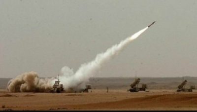 “قوات الدفاع السعودي”تدمير صاروخ “سكود” حوثي استهدف مدينة جازان أثناء صلاة مغرب اليوم