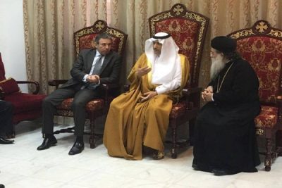 “السفير السعودي” لدى الأردن يقدم العزاء لنظيره “المصري” بضحايا العمل الإرهابي في كنائس مصر