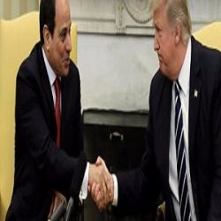 “ترامب”: نقف بقوة وراء الرئيس المصري “السيسي” في محاربة الإرهاب