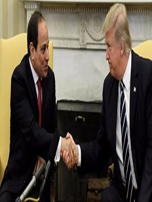 “ترامب”: نقف بقوة وراء الرئيس المصري “السيسي” في محاربة الإرهاب