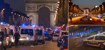 الشرطة الفرنسية تداهم منزل مشتبه به في حادث إطلاق النار بالشانزيليزيه