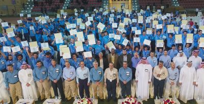 السعودية للكهرباء تزف اكثر من 600 طالب من خريجي معهد يوسف عبدالله الحماد بالرياض