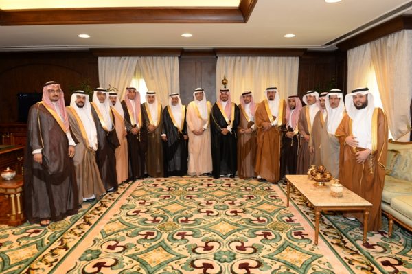 الأمير منصور بن مقرن يستقبل أمين عسير  و رئيس وأعضاء المجلس البلدي
