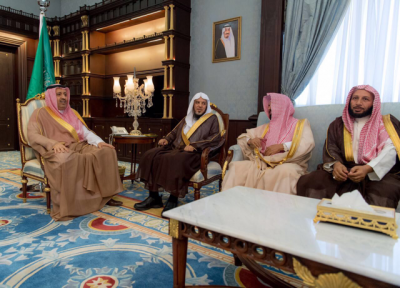 أمير الباحة يستقبل رئيس محكمة الإستئناف والقضاة بالمنطقة