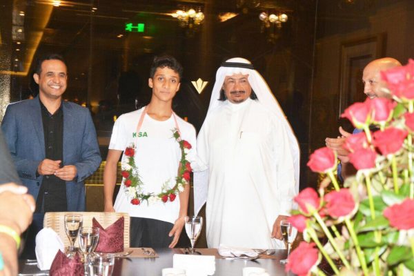 رجل أعمال سعودي يكافئ أبطال الذهب خلال مشاركة الأخضر للتايكوندو في بطولة العالم