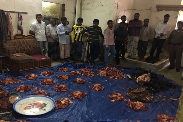 “بلدية تربة” تقبض على عمالة آسيوية ذبحوا بقرة نافقة قبل توزيعها