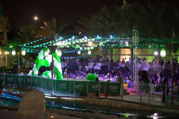 بالصور.. حديقة الوطن تطلق فعالياتها بمناسبة اليوم الوطني السعودي