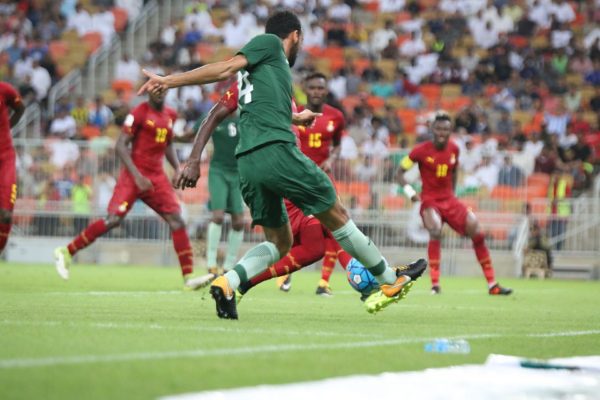 “المنتخب الغاني” يتغلب على السعودي بثلاثية