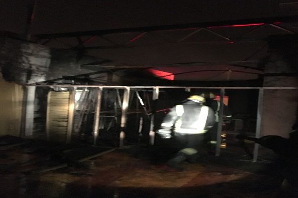 “مدني المذنب” يخمد حريقاً بمدخل كلية العلوم والآداب