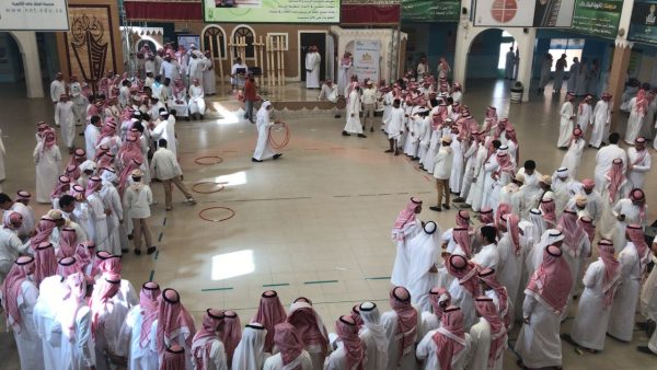 “ثانوية الملك خالد” بالهفوف تنفذ مهرجان الألعاب الحركية المتنوعة