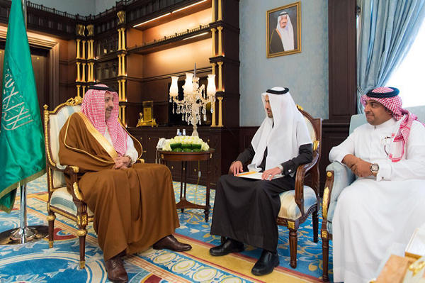 ‏‫”أمير الباحة” يتسلم تقريراً عن أبرز مناشط وأعمال مجلس شباب المنطقة