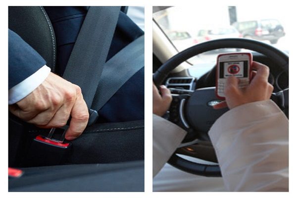 “المرور” : البدأ في رصد مخالفتي ربط حزام الأمان واستخدام الجوال خلال القيادة