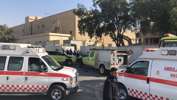 حالتي وفاة بانهيار جزئي لمبنى في ” سعود الطبية “