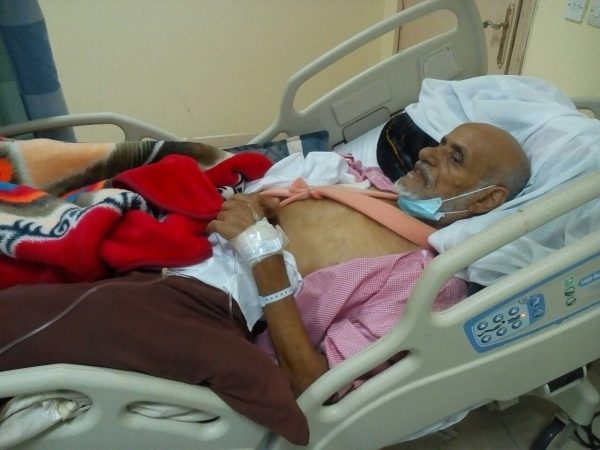 “اليزيدي “يناشد ولي العهد بعلاج والده في أحد المستشفيات المتخصصة داخل المملكة أوخارجها