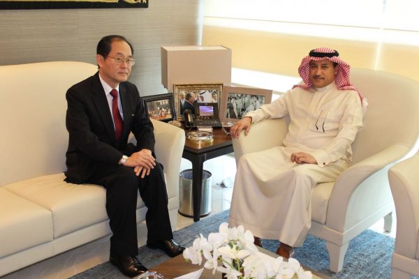 “السفير السعودي” في الأردن يستقبل السفير الياباني المعين مؤخراً في عمّان