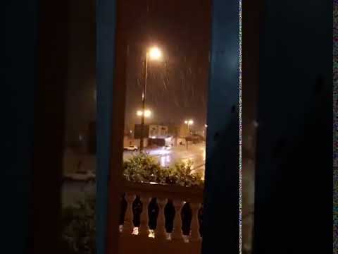 بالفيديو ..هطول أمطار على مدينة حائل مساء اليوم الأربعاء