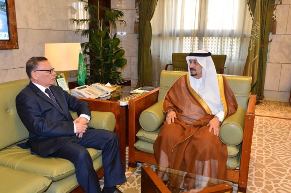 أمير منطقة الرياض يستقبل سفير مالطا لدى المملكة
