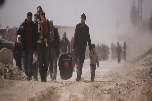 “الأمم المتحدة” : عدد الفارين من الغوطة تجاوز “80” ألفاً خلال هذا الشهر