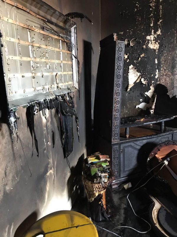 وفاة مقيم في حريق بداخل شقة بتبوك