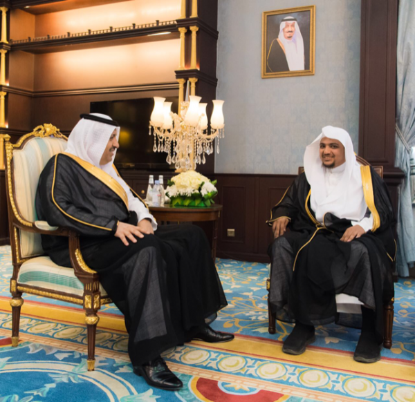 الأمير حسام بن سعود يستقبل رئيس المحكمة العامة بالباحة