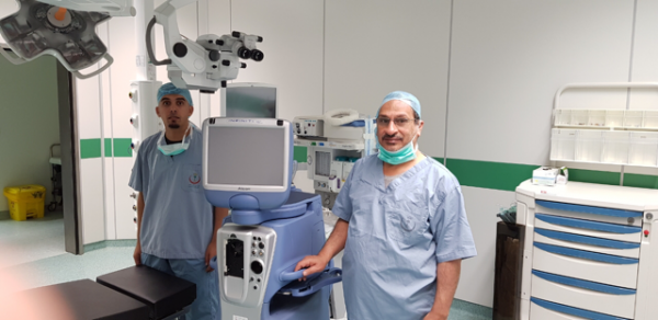 توفير جهاز عملية إزالة الماء الأبيض من العين بالموجات الصوتية في مستشفى الأمير مشاري