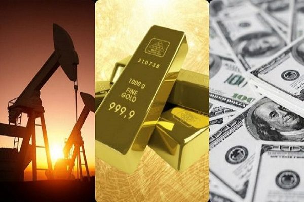 انخفاض أسعار النفط والذهب وصعود سعر الدولار