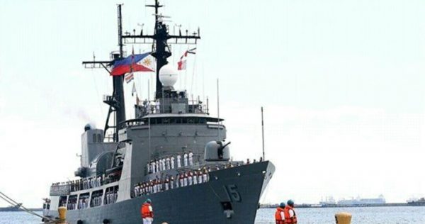 جنوح سفينة حربية فلبينية بمياه ضحلة في بحر الصين الجنوبي